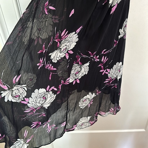 NWT DKNY Navy and Purple Floral Dress! - Picture 7 of 7